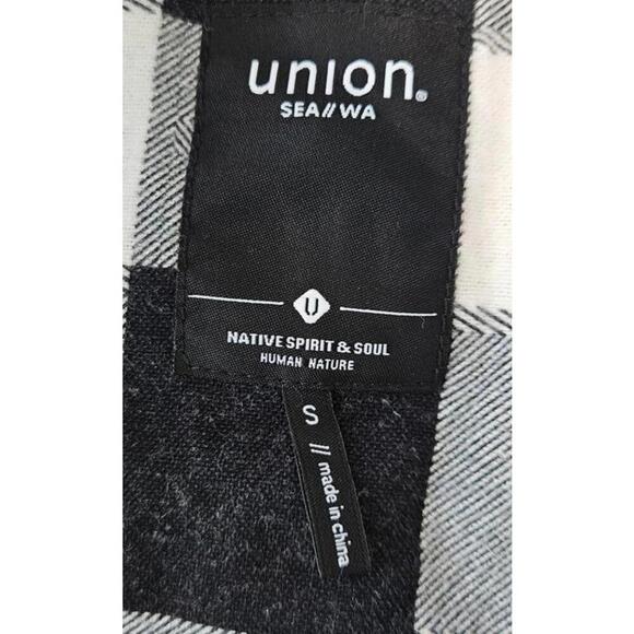 Union SEA WA Men's Beige Corduroy Vest with Plaid Lining Size Small - Picture 3 of 8